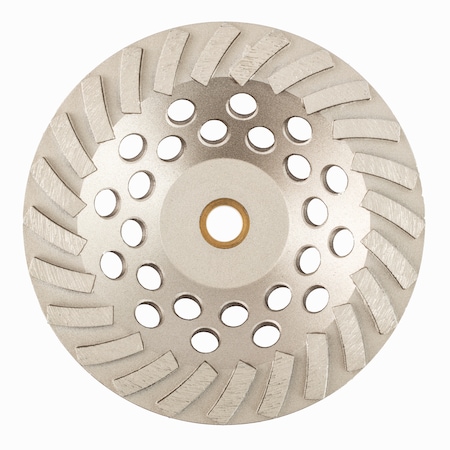 4-1/2'' X 5/8-11 W/ 18 Segments Swirl Grinding Cup Wheel